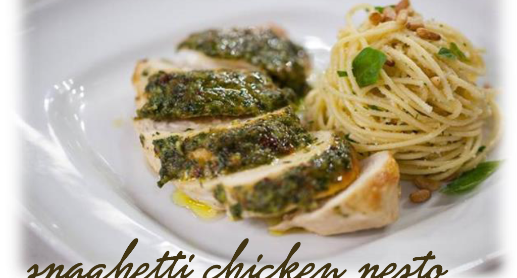 Spaghetti Chicken Pesto